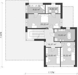 Piętro 1 projektu - uA10