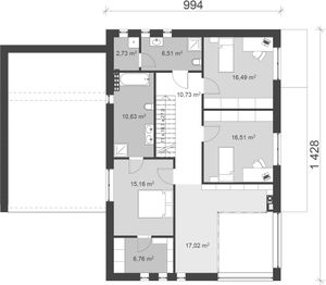 Piętro 1 projektu - uA22