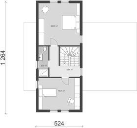 Piętro 1 projektu - uA45