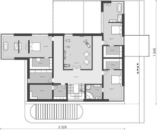 Piętro 1 projektu - uA39