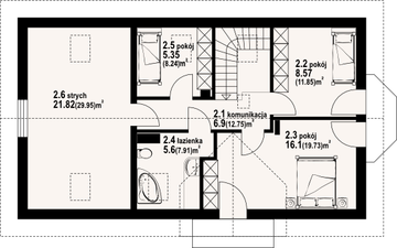 Poddasze projektu - Gilowo 19