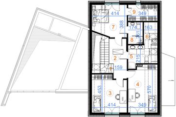Poddasze projektu - Skośny 01