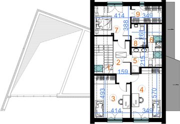 Poddasze projektu - Skośny 02