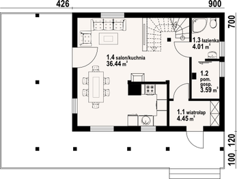Parter projektu - Świdnica mała 19 dws