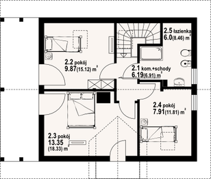 Poddasze projektu - Świdnica mała 19 dws