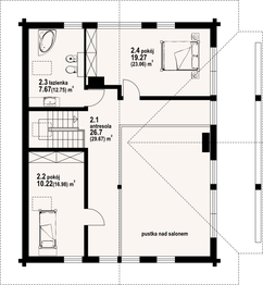 Poddasze projektu - Tomaszewo dw