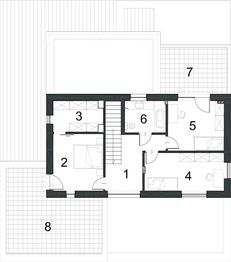 Piętro 1 projektu - Dopasowany D34