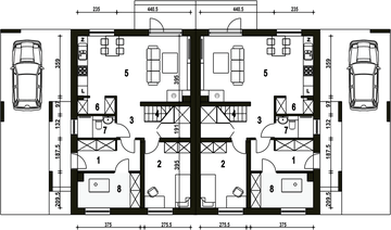 Parter projektu - Głuszec z wiatą bliźniak [A1-BL]