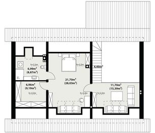 Poddasze projektu - Gaja 3