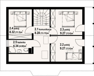 Poddasze projektu - Zawoja 31 dws