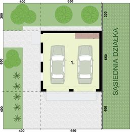 Parter projektu - G330F szkielet drewniany budynek gospodarczy