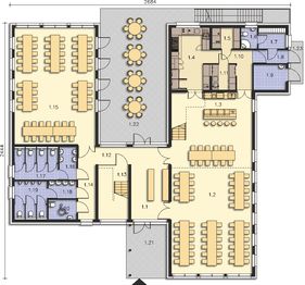 Parter projektu - Budynek usługowy Jastrząb DCU03