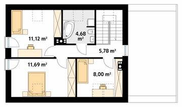 Poddasze projektu - Jagoda 3
