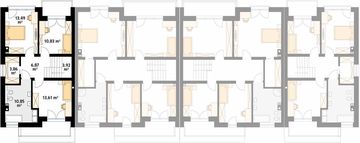 Piętro 1 projektu - Dąb 2