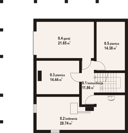 Piwnica projektu - Tomaszewo średnie dw