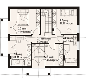 Poddasze projektu - Sarnowo dws1