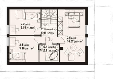 Poddasze projektu - Zawoja mk 11 dws