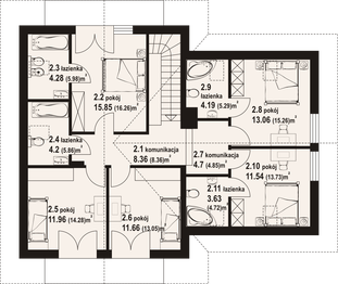 Poddasze projektu - Krosno 5ggk