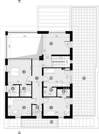 Piętro 1 projektu - HomeKoncept 60