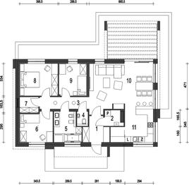 Parter projektu - Kalikst bez garażu [B]