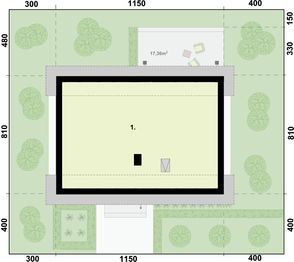 Poddasze projektu - Trypolis 7 szkielet drewniany