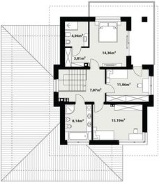 Piętro 1 projektu - Karat 5