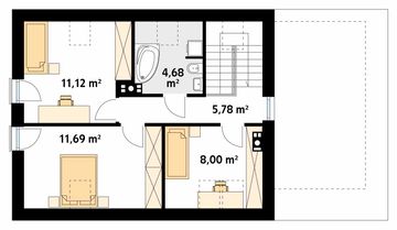 Poddasze projektu - Jagoda 4