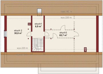 Poddasze projektu - Domena 114 B