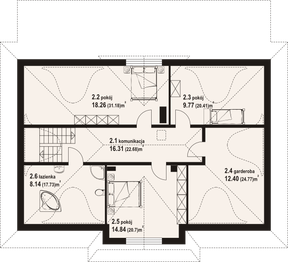 Poddasze projektu - Chmielniki dws 39