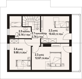 Poddasze projektu - Świdnica mała dw 29