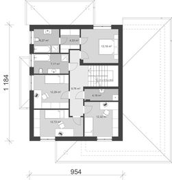 Piętro 1 projektu - uA61