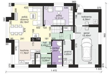 Parter projektu - Dom przy Cyprysowej 14 K2
