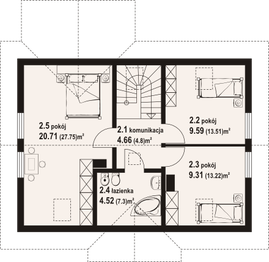 Poddasze projektu - Hoczew średnia 11 dws