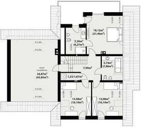 Poddasze projektu - Dino 2