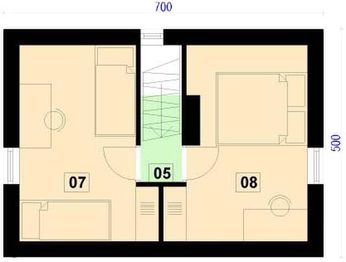 Piętro 1 projektu - PS-OO-35-20-V01