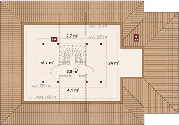 Poddasze projektu - Domena 112 A