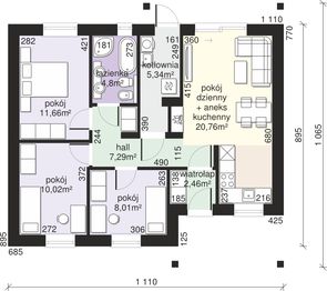 Parter projektu - Dom przy Bukowej 10