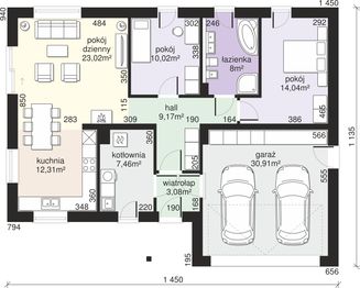 Parter projektu - Dom przy Przyjemnej 19 bis