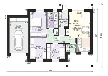 Parter projektu - Dom przy Bukowej 16
