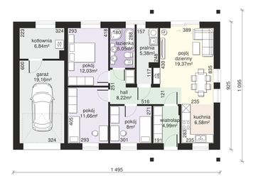 Parter projektu - Dom przy Bukowej 17