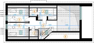 Poddasze projektu - Z wnęką 04A