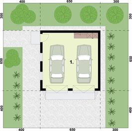 Parter projektu - G330I budynek gospodarczy