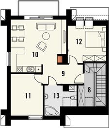 Poddasze projektu - Riva 2