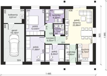 Parter projektu - Dom przy Bukowej 19