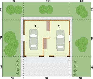 Parter projektu - G11 szkielet drewniany budynek gospodarczy
