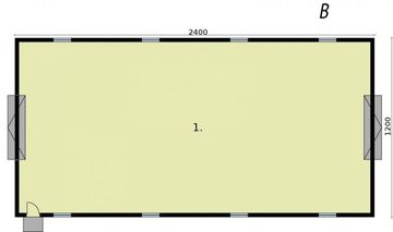 Parter projektu - G229B budynek gospodarczy