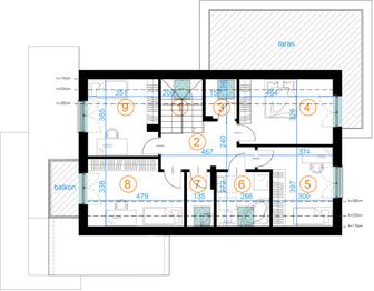 Poddasze projektu - Tyniec 03A