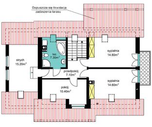 Poddasze projektu - BW-17 wariant 2