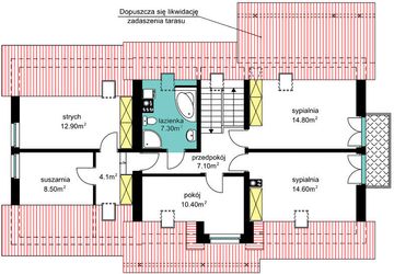 Poddasze projektu - BW-17 wariant 3