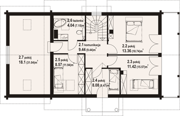 Poddasze projektu - Milicz dw 13